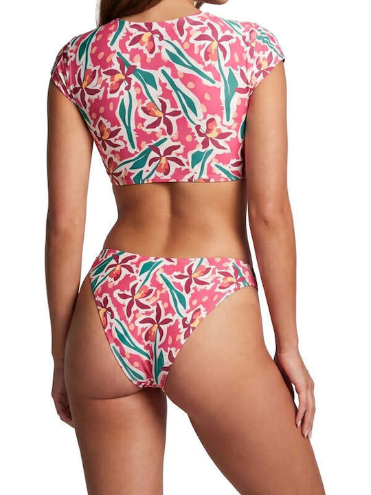 Set Bikini με Ελαφριά Ενίσχυση Floral Πολυχρωμο
