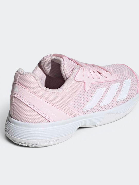 Courtflash Kids Sports Tennis Shoes with Laces Pink
