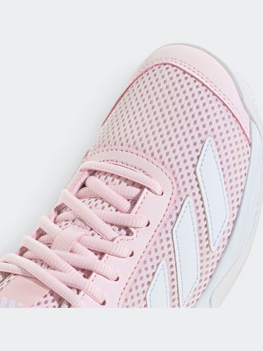 Courtflash Kids Sports Tennis Shoes with Laces Pink