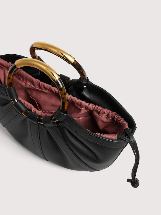 Leather Women's Handbag Black