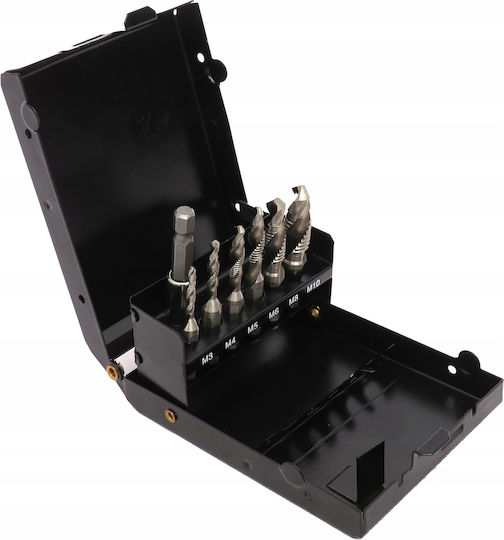 Hss Tapping Drills M3 M10 Threading Tools 7 Pcs