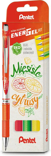Pentel Energel Στυλό 4τμχ