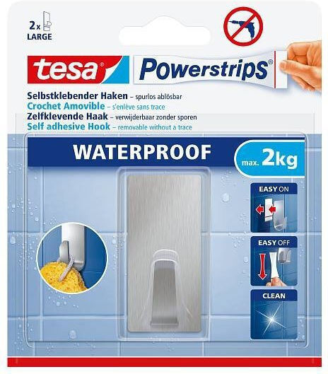 Tesa със Самозалепваща Лента 6x1.55cm Inox Сив