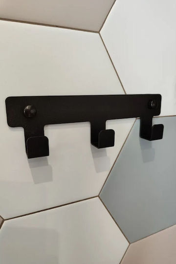SteweHome με Βίδες ​20x3cm Μαύρο