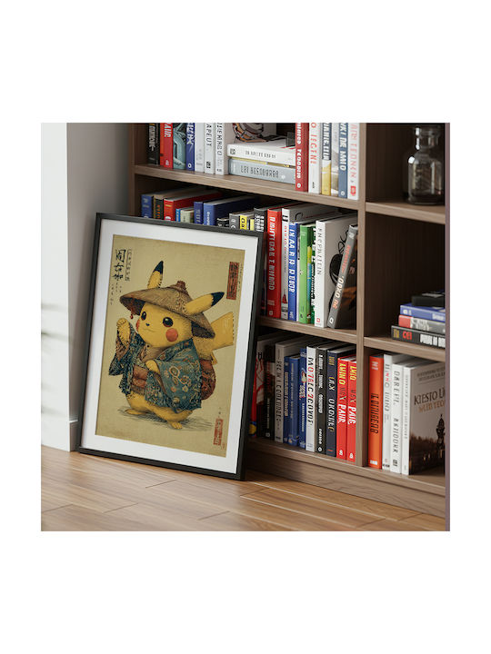 Плакат Pokemon Pikachu Ukiyo An173 21см X 30см-70981pd154158