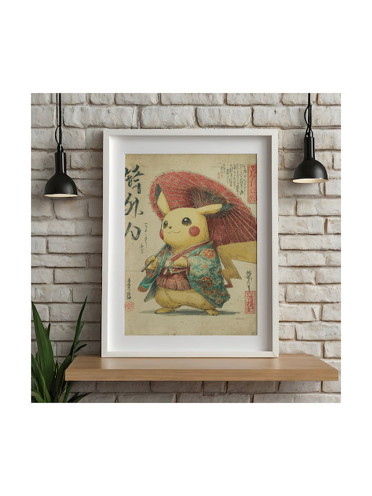 Poster Pokemon Pikachu Ukiyo An174 40cm X 50cm-70980pd154157