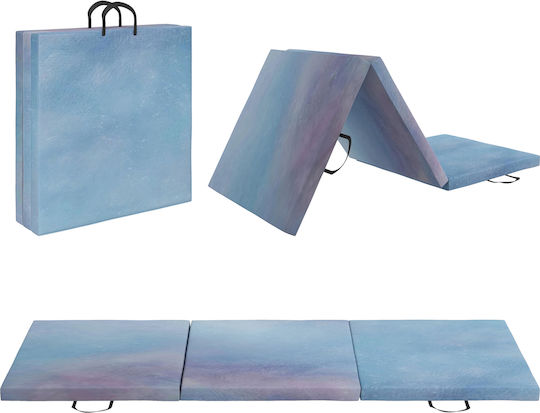 HomCom Exercise Mat Pilates Blue