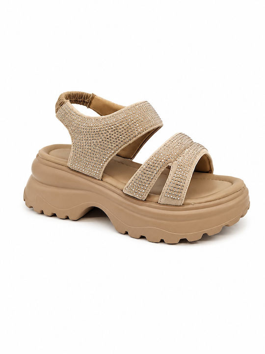 Sandale Anatomice Casual Damă Bej