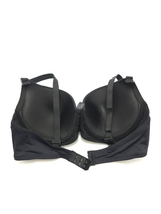Büstenhalter Mit Trägern Cup B Schwarzes Push-Up Büstenhalter Mit Bügel