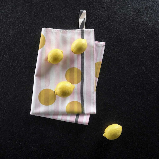 La Cerise sur le Gâteau Kitchen Towel Made of 100% Cotton in Pink Colour 50x70cm La Cerise sur le Gâteau Kitchen Towel Made of 100% Cotton in Pink Colour 50x70cm