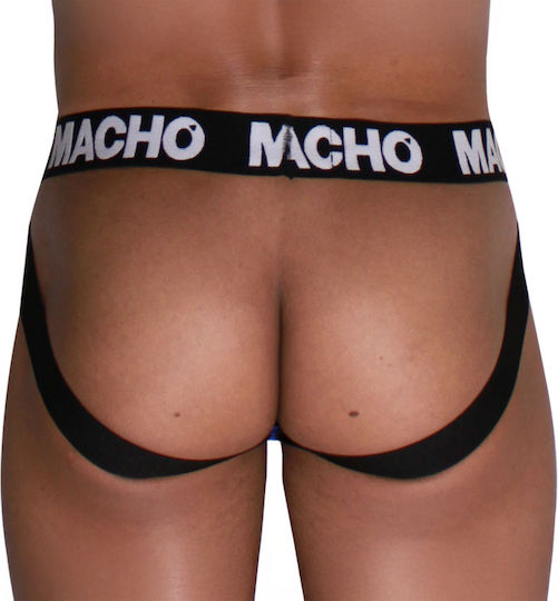 Macho Underwear Jockstrap Albastru Pentru Bărbați