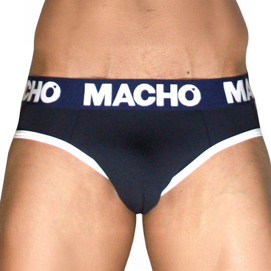 Macho Underwear Ανδρικό Sexy Slip Navy Μπλε