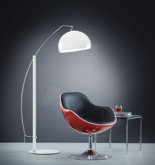 Helestra Floor Lamp with Socket for E27 Bulb White