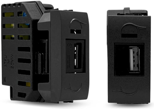 Geyer Single Power Socket Black