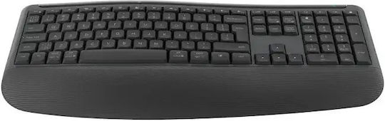 Logitech Signature Comfort Plus MK880 Ασύρματο Bluetooth Σετ Πληκτρολόγιο & Ποντίκι International English Γκρι