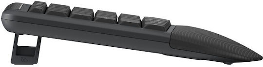 Logitech Signature Comfort Plus MK880 Ασύρματο Bluetooth Σετ Πληκτρολόγιο & Ποντίκι International English Γκρι