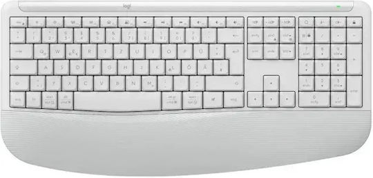 Logitech Signature Comfort Plus MK880 Wireless Bluetooth Keyboard & Mouse Set International English White