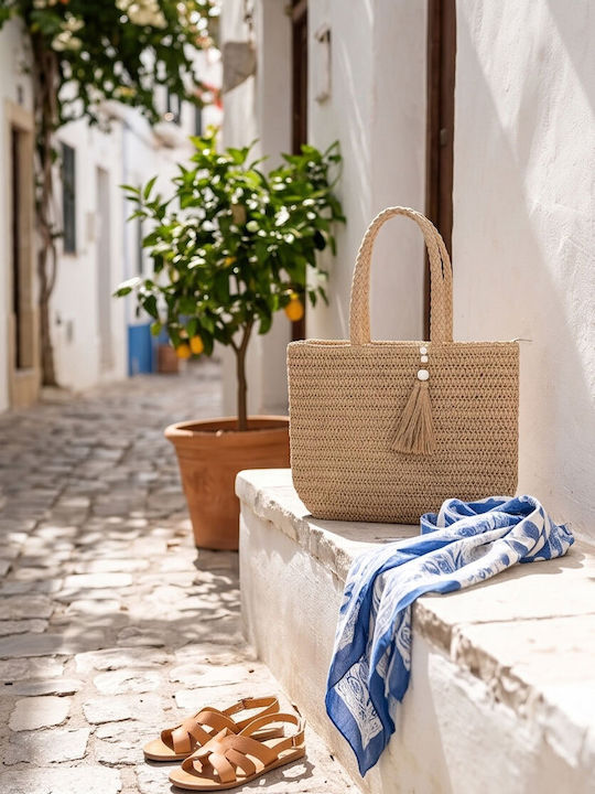 Beltipo Beige Beach Bag
