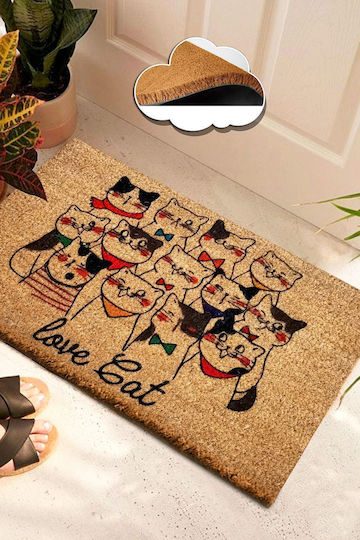 SteweHome Πατάκι Εισόδου Καφέ 40x60εκ. STE-032380-P32380 Καφέ