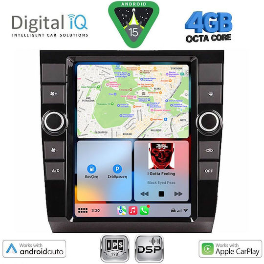 Digital IQ Car Audio System for Audi A4 2002-2008 (Bluetooth/USB/WiFi/GPS/Apple CarPlay/Android Auto) with 9.7" Touch Screen