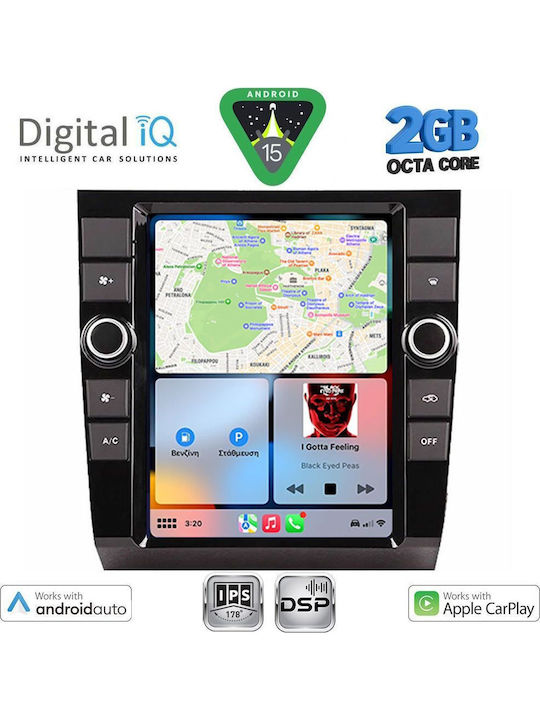 Digital IQ Car Audio System for Audi A4 2002-2008 (Bluetooth/USB/WiFi/GPS/Apple CarPlay/Android Auto) with 9.7" Touch Screen
