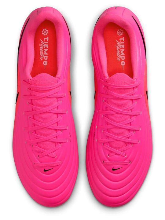 Nike Tiempo Maestro Low Academy FG/MG Football Shoes with Pink Cleats