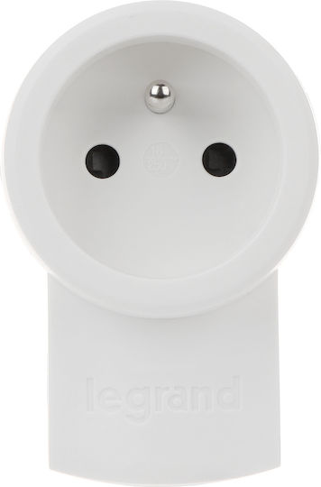 Legrand Schuko Plug Corner White