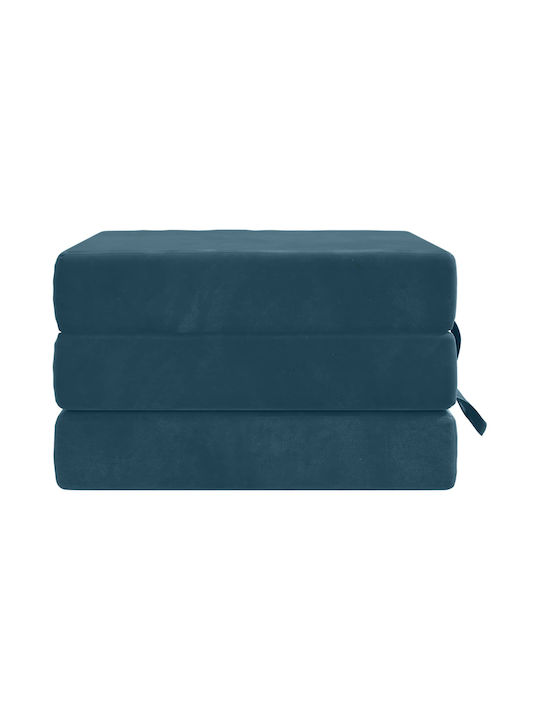 Two-Seater Couch Bed Blue 75x67x45 cm