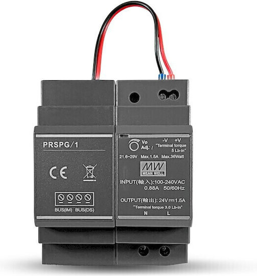 Geyer Sursă De Alimentare DIN Rail 1.5A