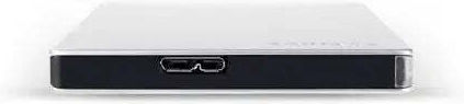 Toshiba Canvio Slim USB 3.0 Εξωτερικός HDD 1TB 2.5" Ασημί