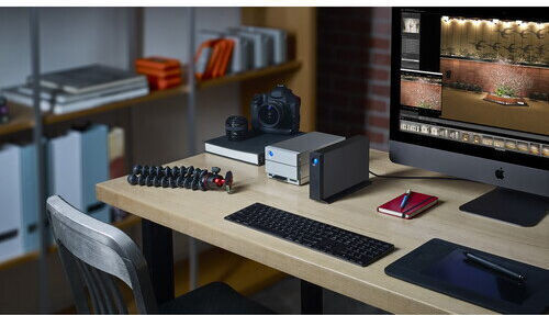 Lacie D2 Professional USB 3.2 / USB-C Εξωτερικός HDD 20TB 3.5" Μαύρο