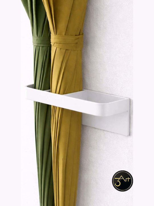 SteweHome Umbrella Rack Metallic White 20x14x14cm