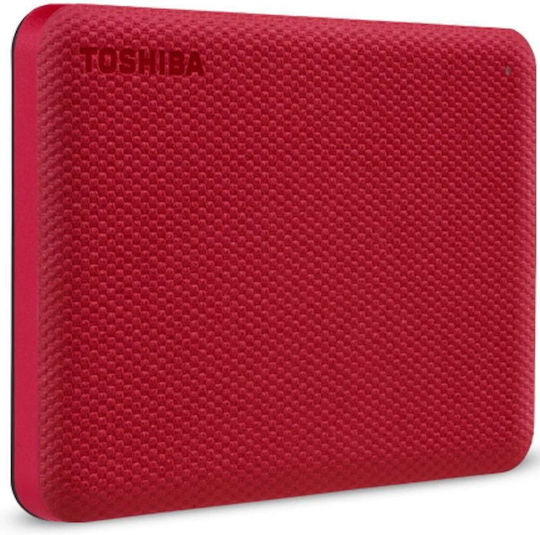 Toshiba Canvio Advance USB 3.2 Externe Festplatte 4TB 2.5" Rote