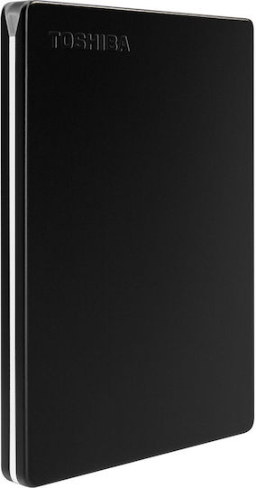 Toshiba Canvio Slim USB 3.2 Εξωτερικός HDD 1.0TB 2.5" Μαύρο