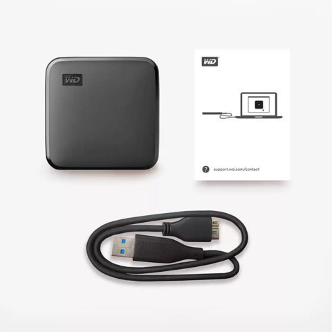Western Digital Elements SE USB 3.0 External 2.5" SSD 2TB Gray