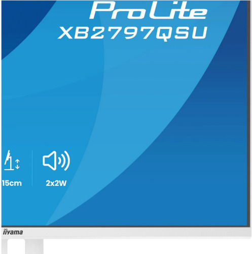 Iiyama Prolite XB2797QSU-W1 IPS Monitor 27" QHD 2560x1440 White
