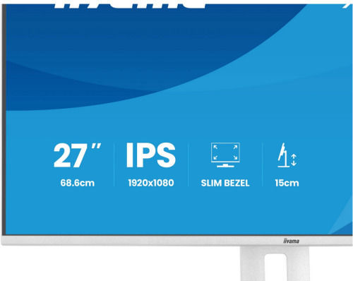 Iiyama XB2797HSU W1 IPS Monitor 27 Inch FHD 1920x1080 White