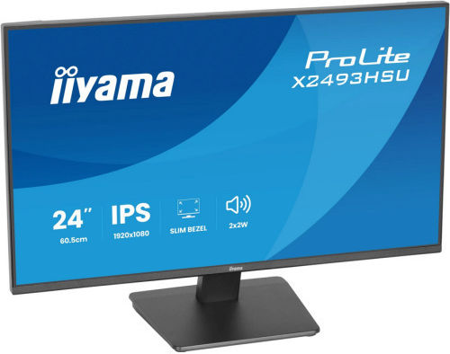 Iiyama ProLite XU2493HSU-B1 IPS Monitor 23.8" FHD 1920x1080 with 4ms Response Time GTG