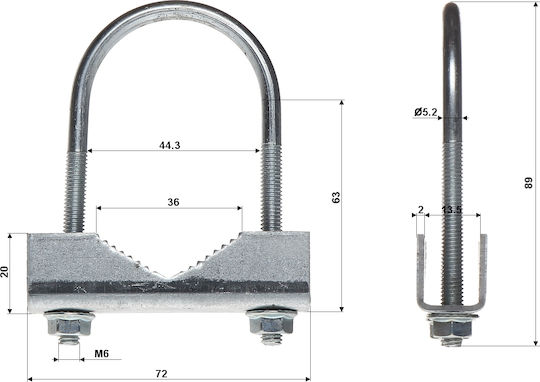 Delta Ιστός Δορυφορικής OZ-43/M6 5902887015175