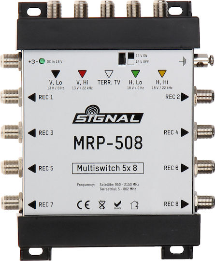 Signal Projects Πολυδιακόπτης Δορυφορικής MRP-508 5907634599182
