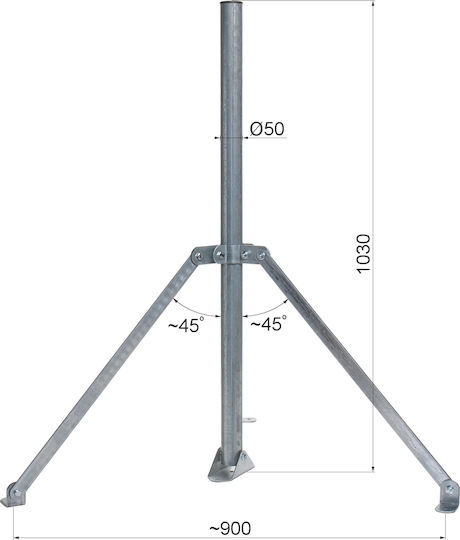 Delta Stâlp Accesorii Satelit UMA-50R100