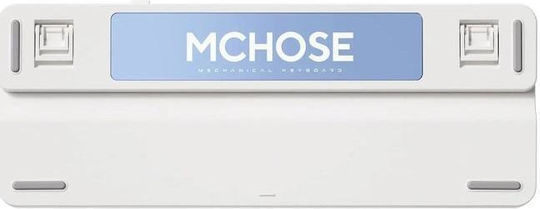 MCHOSE K99 Ασύρματο Gaming Μηχανικό Πληκτρολόγιο με KTT Hyacinth διακόπτες και RGB φωτισμό (Αγγλικό US) Μπλε