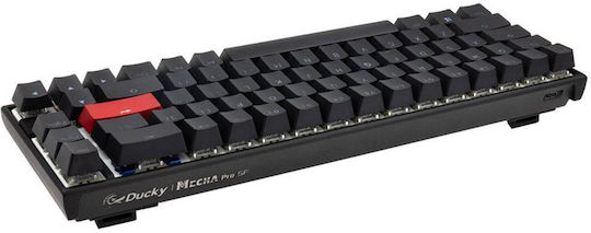 Ducky Mecha Pro SF Gaming Mechanical Keyboard Tenkeyless with Cherry MX Silent Red Switches and RGB Lighting English US