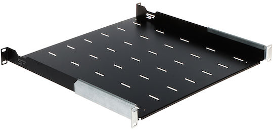 Adjustable Shelf Rack Cabinet 19 Inch 1u 450mm Black