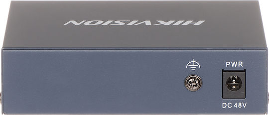 Hikvision DS-3E1105P-EI v2 Managed L2 PoE Switch with 5 Gigabit (1Gbps) Ethernet Ports
