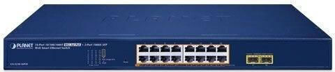 Planet Technology GS-2210-16P2S Managed L2 PoE+ Switch με 16 Θύρες Gigabit (1Gbps) Ethernet και 2 SFP Θύρες