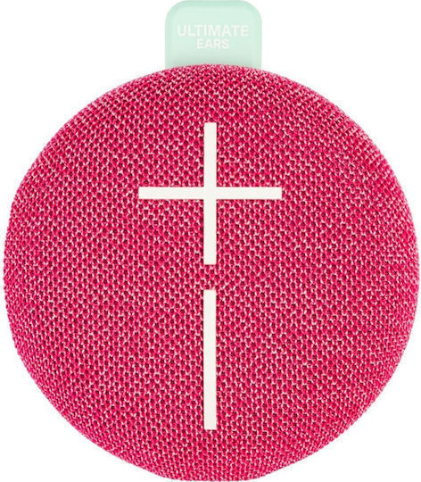 Ultimate Ears UE Miniroll Ηχείο Bluetooth με Διάρκεια Μπαταρίας έως 12 ώρες Ροζ