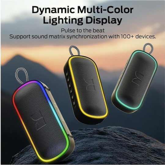 Monster S150 Plus Αδιάβροχο Ηχείο Bluetooth 14W με Διάρκεια Μπαταρίας έως 20 ώρες Nude