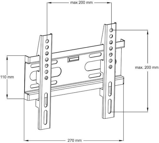 Art AR-44 Επιτοίχια έως 42" και 35kg