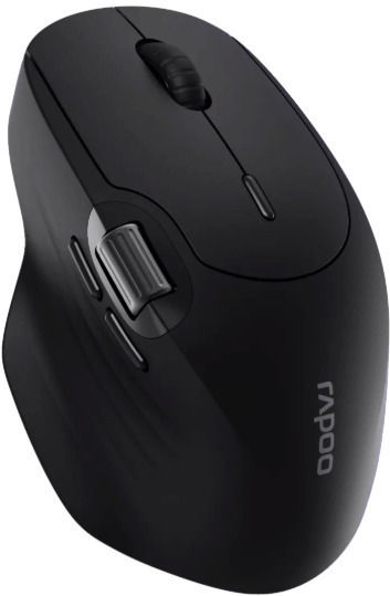 Rapoo MT560 Kabelloses Ergonomisches Bluetooth Mäuse Schwarz